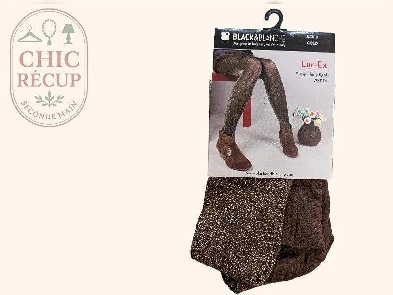 Collant Black & Blanche - Taille Unique - Marron - Brhal-107